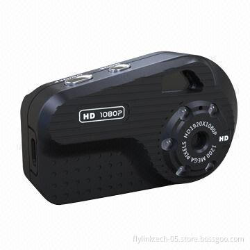 Full HD Mini Camera with PC Camera and Night Vision, Recording Video and Audio, AVI 1,920 x 1,080-